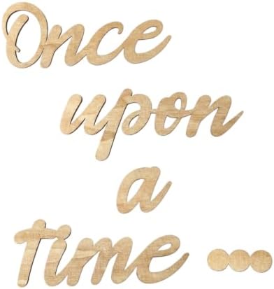 Once Upon a Time Sign Nursery Decor Wood Sign for Reading Corner