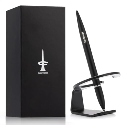 Magnetic Levitation Metal Gravity Spinner Pen, Floating Pen Fidget BLK