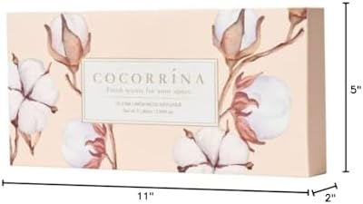 COCORRÍNA Reed Diffuser Set of 3-3 Pack/ 3.04 Fl.oz Diffuser with 24 Sticks Cashmere Vanilla/Sandalwood Rose/Clean Linen Reed Diffuser for Home Bathroom Office Decor
