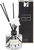 CULTURE & NATURE Reed Diffuser Set 6.7oz (200ml) English Pear & Freesia Scented Diffuser with Sticks Home Fragrance Reed Diffuser for Bathroom Shelf Decor