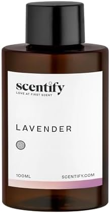 Scentify Lavender & Musk Aroma Oil Refill for Diffusers, 100ml / 3.38 fl oz