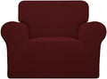 Easy-Going Stretch Chair Slipcover with Arm Washable Wine