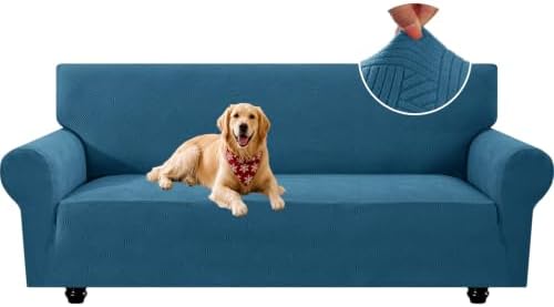 XINEAGE XL Sofa Slipcover Pet Friendly, Stretch Couch Cover,Peacock Blue
