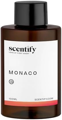 Scentify Monaco Aroma Oil Refill for Diffusers, 100ml / 3.38 fl oz
