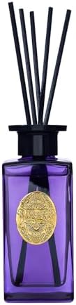 M&SENSE 6.3 oz Large Reed Diffuser Set | Lavender Eucalyptus Scent Oil Diffuser with Sticks | Hotel Collection Non-Toxic Essential Oil |for Bedroom Bathroom Living Room
