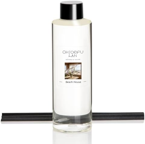Chloefu LAN Beach House Reéd Diffuser Refill, California Scents, 6.76 fl oz