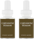Pura x Studio McGee Home Scent Refill - Smart Air Diffuser - Long-Lasting Luxury Fragrance per Refill - Home Essential - Clean & Safe Diffuser Fragrance - 2 Pack, Cardamom Blossom
