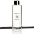Chloefu LAN Fresh Linen Reéd Diffuser Refill 200ml/6.76 fl oz, Natural Essential Scented Oil, Best for Aromatherapy, SPA and Home, 0% Alcohol, A Fresh Clean Cotton Scent, Free Set of Sticks