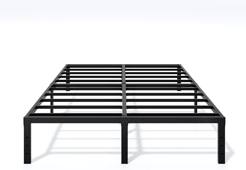 LUMUNANCE Metal Bed Frame King Size 14 Inch with Underbed Storage Space