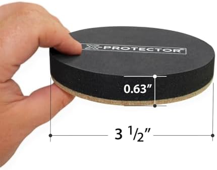 Felt Furniture Sliders Hardwood Floors X-PROTECTOR – 16 PCS 3 1/2"