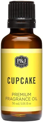P&J Trading Fragrance Oil | Cupcake Oil 30ml - Candle Scents for Candle Making, Freshie Scents, Soap Making Supplies, Diffuser Oil Scents