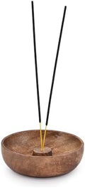 EDHAS Incense Burner Stick Holder Bowl, Ash Catcher Bowl for Home Décor, Meditation, Yoga (5" x 5" x 1.5")
