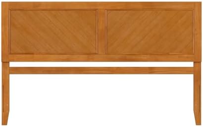 AFI, Canyon King Solid Wood Rustic Farmhouse Headboard, Light Toffee