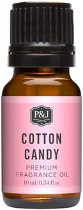 P&J Trading Fragrance Oil for Diffusers for Home - Cotton Candy 10ml Fragrance Scents for Candle Making - Soap Making Supplies & Car Diffuser Scents