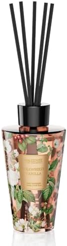 M&SENSE Reed Diffuser, Strawberry Vanilla, 8.79 oz Natural Essential Oil