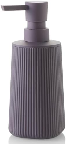 YAUKPH Small Soap Dispenser for Bathroom and Kitchen Matte Purple