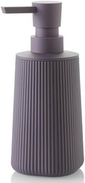 YAUKPH Small Soap Dispenser for Bathroom and Kitchen Matte Purple