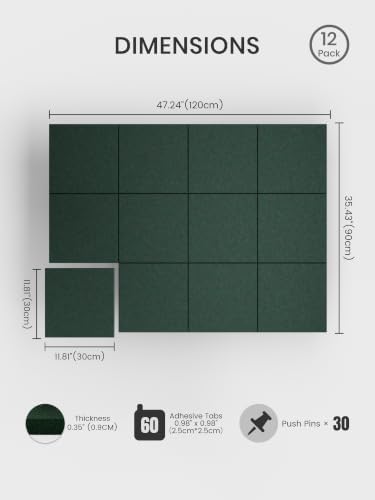Felt Bulletin Board & Cork Board Alternative 48" x 36"