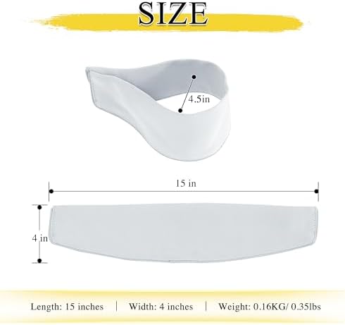 NICETOWN Strong Magnetic Curtain Tiebacks - Modern Simple Style Curtain Ties Backs Holdbacks Holders for Indoor/Outdoor Curtains (Greyish White, 15 X 4 Inches, Set of 4)