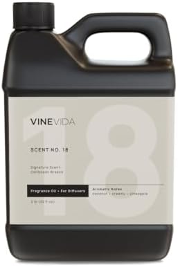 VINEVIDA Caribbean Breeze Fragrance Oil for Cold Air Diffusers - (32 Fl Oz) - Essential Oils for Diffuser Oil Refill & Air Freshener Room Spray