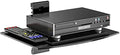 WALI 1 Tier Glass Floating TV Wall Shelf for Projector, DVD Players