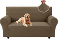 XINEAGE Loveseat Slipcover Pet Friendly, Stretch Couch Cover,Light Coffee
