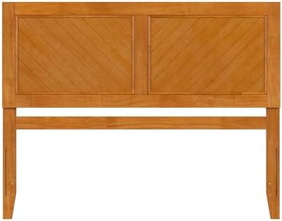 AFI, Canyon Queen Solid Wood Rustic Farmhouse Headboard, Light Toffee