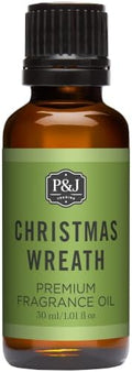 P&J Fragrance Oil - Christmas Wreath Scent, 30ml