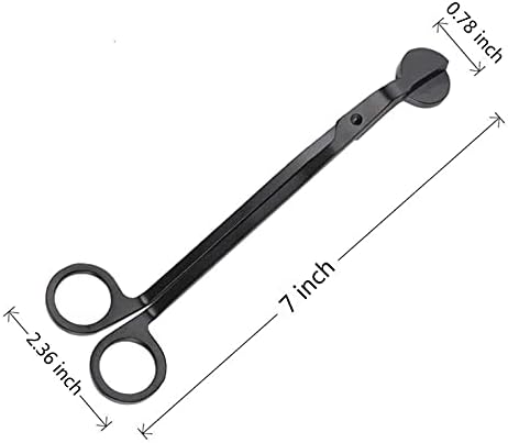 Candle Wick Trimmer, Candle Wick Cutter, Wick Shear, Wick Cutter Scissor (Matte Black)