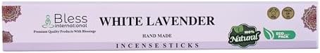 Bless-Organic-White-Lavender 100%-Natural-Handmade-Incense-Sticks