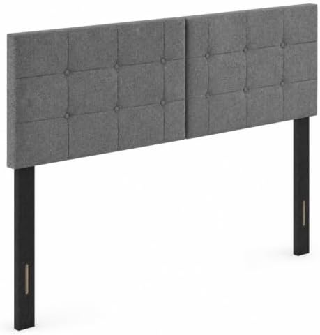 KOMFOTT Linen Upholstered Headboard for Full & Queen Size Bed Frame