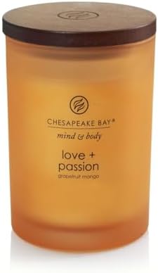 Chesapeake Bay Candle PT31905 Scented Candle Love + Passion (Grapefruit Mango) Medium Home Décor