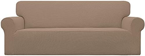 Easy-Going Stretch Couch Covers for Sofa Washable Large Camel