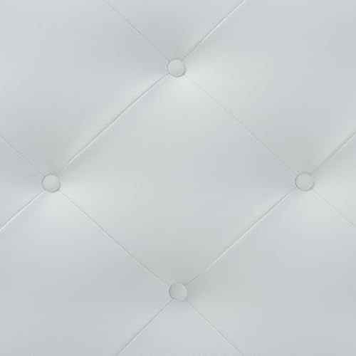 Baxton Studio Baltimore Modern and Contemporary King White Faux Leather Upholstered Headboard