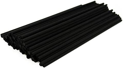 Cocod'or COCODOR Diffuser Black Fiber Reed Sticks(100pcs, 8" x 4mm) / Diffuser Oil Refill, Home Fragrance, Reed Diffuser Set, Sticks for Reed Diffusers, Office Décor, Decoration