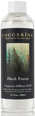 COCORRÍNA Reed Diffuser Refill - Black Forest 6.7 oz. Scented Oil for Reed Diffuser Home Fragrance for Bedroom, Bathroom Home Decor