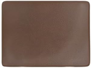 Spatial Order 24" Dinah Collection Storage Ottoman - Brown Faux Leather