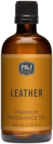 P&J Trading - Leather Scented Oil 100ml - Fragrance Oil for Candle Making, Soap Making, Diffuser Oil