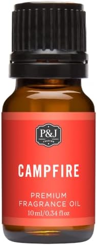 P&J Trading Fragrance Oil for Diffusers for Home - Campfire 10ml Fragrance Scents for Candle Making - Soap Making Supplies & Car Diffuser Scents