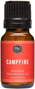 P&J Trading Fragrance Oil for Diffusers for Home - Campfire 10ml Fragrance Scents for Candle Making - Soap Making Supplies & Car Diffuser Scents