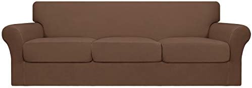 Easy-Going 4 Pieces Oversized Stretch Couch Cover for Dogs Washable