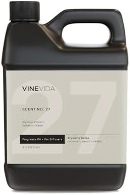 VINEVIDA [32 Fl Oz] Coconut Cream Fragrance Oil for Cold Air Diffusers, Essential Oils for Diffuser Oil Refill & Air Freshener Room Spray