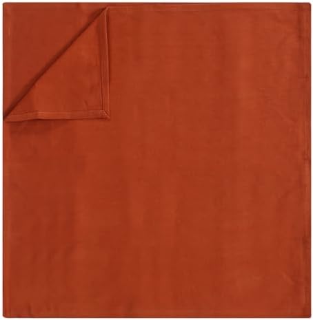 Accent Home 100% Cotton Napkins, Delicate Cloth Napkins for Dinners - Rust