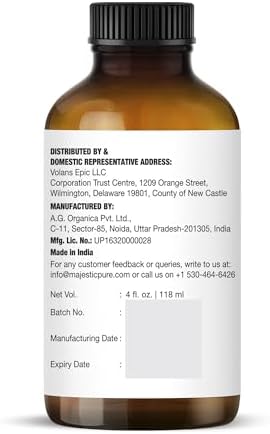 Majestic Pure Lemon Essential Oil for Diffuser - 4 Fl Oz