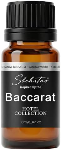 Hotel Collection Diffuser Oil – Inspired by Baccarat Hotel Scent – Sandalwood, Bergamot & Cedarwood – for Essential & Waterless Diffusers (0.34 Fl Oz (Pack of 1))