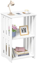 HAYOFAMY 3-Tier End Table Nightstand White