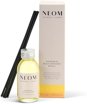 NEOM Happiness Reed Diffuser Refill, Neroli, Mimosa & Lemon, 100ml