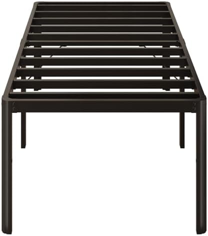 22 Inch High Twin XL Bed Frames Rounded Corner Legs Heavy Duty