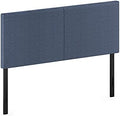 Furinno Roanne Upholstered Headboard, Denim, Queen