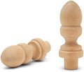 Small Wood Finials, 2-7/16 inch Wooden Finials for Crafting, DIY Dcor, and Wooden Finial Crafts, Pack of 50, by Woodpeckers